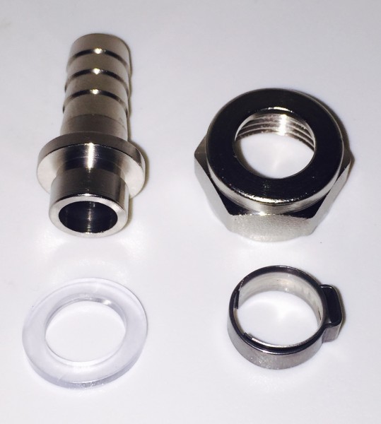 Bierschlauchtülle Edelstahl + Überwurfmutter 5/8" sechskant-SW10498-Bierschlauchtülle Edelstahl + Überwurfmutter 5/8" sechskant

-getraenkezapfanlagen.net