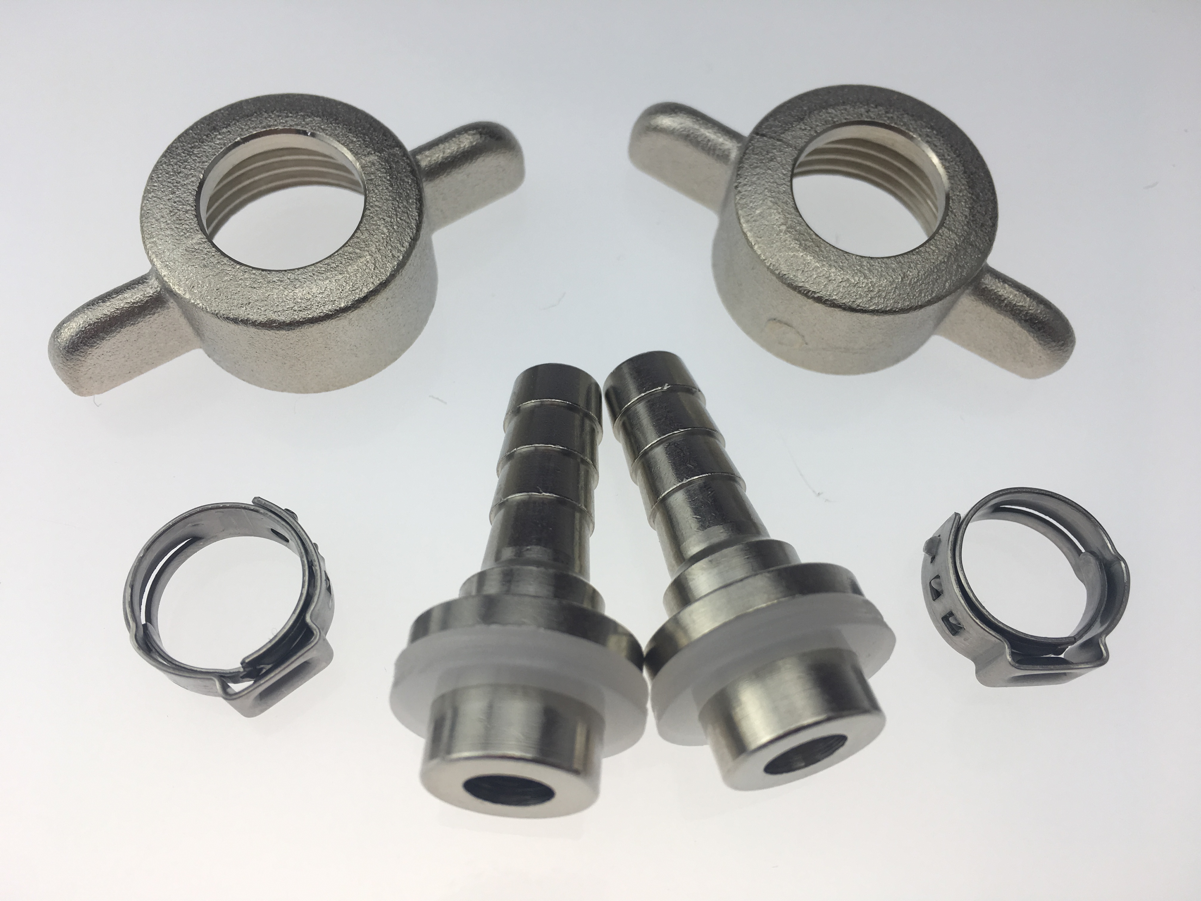 Mutter Tüllen Set Bier Bierschlauch 5/8" in 10 mm Edelstahl 5/8 Zoll-SW10586-getraenkezapfanlagen.net Mutter Tüllen Set Bier Bierschlauch 5/8" in 10 mm Edelstahl 5/8 Zoll-SW10586-Mutter Tüllen Set Bier Bierschlauch 5/8" in 10 mm Edelstahl 5/8 Zoll-getraenkezapfanlagen.net