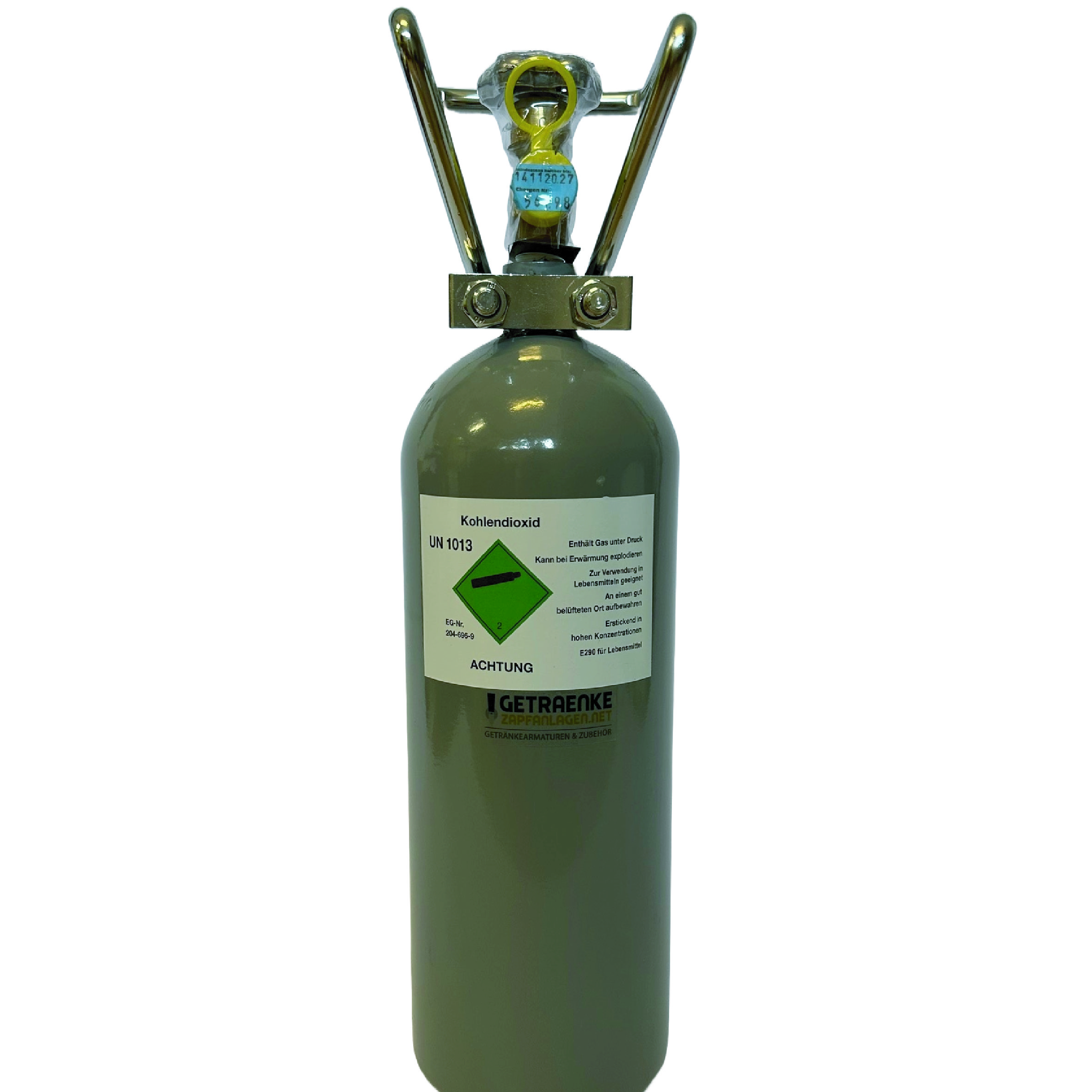 Bouteille de Co2 2,0 kg pour tireuse à bière, remplie Bouteille de Co2 2,0 kg pour tireuse à bière, remplie