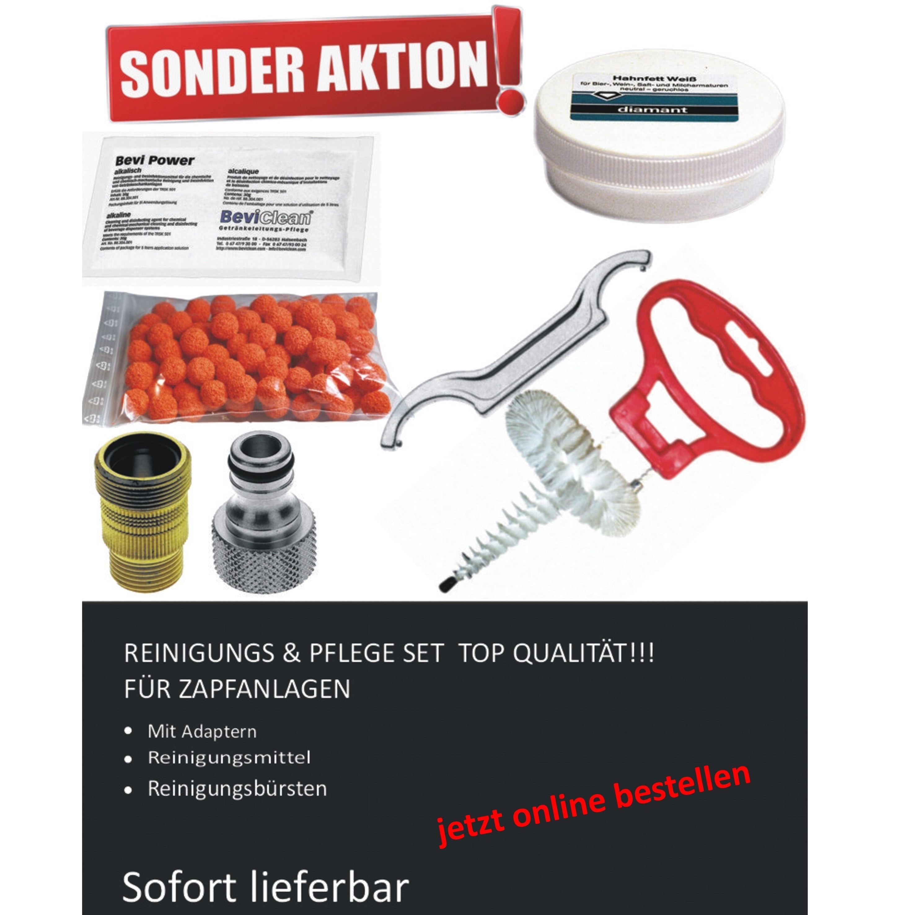 Reinigungs & Pflege Set Zapfanlage-SA05M-getraenkezapfanlagen.net Reinigungs & Pflege Set Zapfanlage-SA05M-Reinigungs & Pflege Set Zapfanlage-getraenkezapfanlagen.net