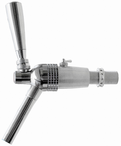 Robinet de soutirage compensateur en acier inoxydable modèle "TURBO" pour tuyaux de 10 ou 15 mm - CMB