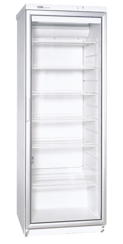 Réfrigérateur à porte vitrée - CD 350 WEISS N avec froid ventilé