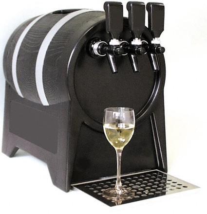 Refroidisseur de vin, refroidisseur de vin en continu, tonneau de vin avec 3 robinets de soutirage