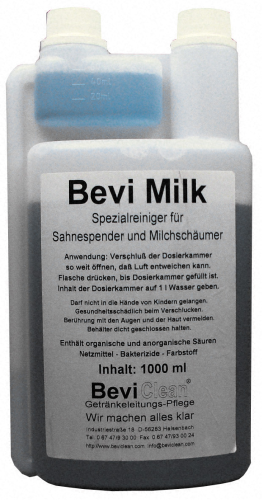 Bevi Milk nettoyant spécial pour distributeur de crème, mousseur à lait